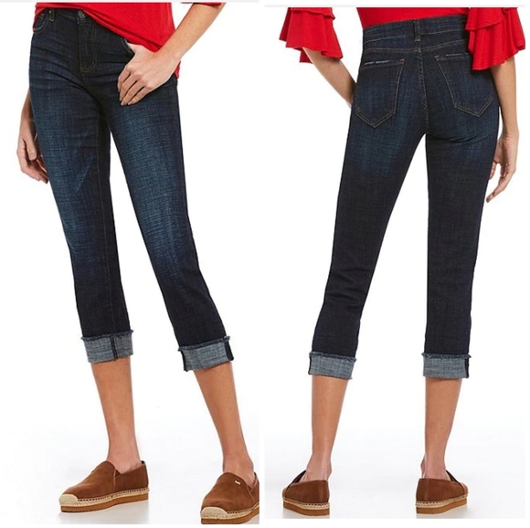 Kloth Denim Crop Cuff Jeans 